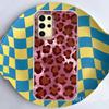 Luxury Gold Leopard Print INS YK2 Women Gilrs Phone Case for Samsung Galaxy S25 S24 S23 S22 S21 S20 FE Plus Ultra Shell Cover