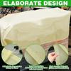 Breathable Fabric for Plant Root Health Freeze Protection Cover Rectangular Frost Blanket with Drawstring Winter Anti-frost Covers Raised