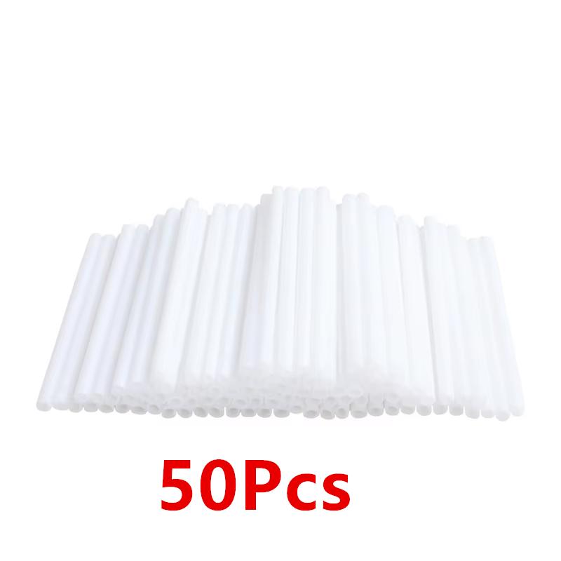 

50Pcs 15cm Lollipop Cake Pop Sticks White Lollipop Sticks Reusable Candy Sticks Treat Sticks For Lollipop Candy Desserts YY178