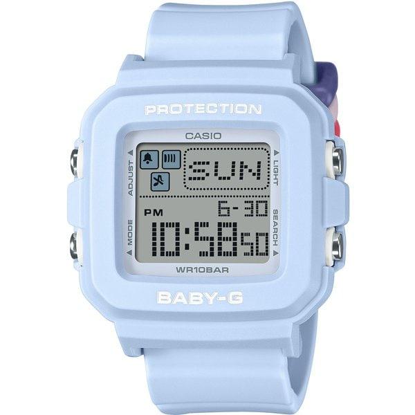 

Casio Женские часы Baby-G BGD-10L-2JR [BABY-G +PLUS Colorful Loop] квадратные цифровые из смолы