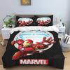 Iron Man Print Cartoon Duvet Cover Bedding Set, Anime-themed Home Decor, Suitable for Children and Adults.