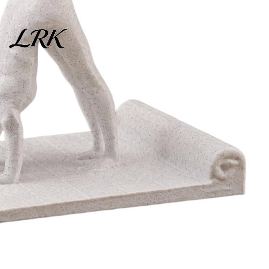 Yoga Pose Phone Holder 3D Printed Figurine, Universal Mobile Ornament Stand, Desktop Decoration for Home Office