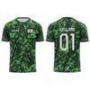 New England Flag Print Football Jersey Summer Casual Breathable Short Sleeve Tops Men's Stadium Sports Training Football T-shirt