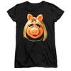 The Muppets Womens/Ladies Miss Piggy Face Fitted T-Shirt