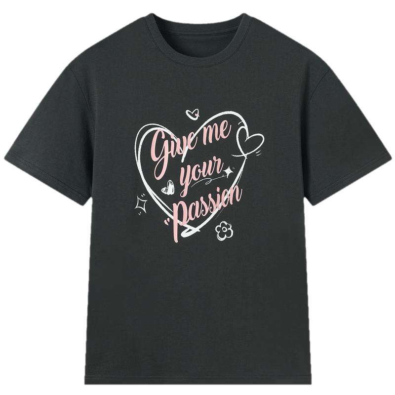 TonLion 2026 Summer Women s Pattern Short-Sleeve T-Shirt M