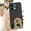 Cute Cartoon Black Cat Dragon Soft Silicone Case For Realme 16 Pro Pro+ Realme16 Back Cover Shockproof Shell Anti-scratch Bumper