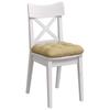 Seat Cushions 4 Pcs Grey Green 40 X 40 Cm Cord Fabric