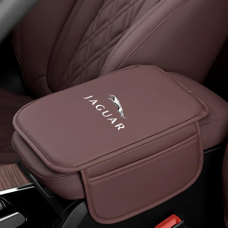 Car Armrest Mats Arm Rest Cushion Interior Accessories For Jaguar XE XF XJ F-Type F-Pace XKR XEL XFL S F XK XJL sticker PP30