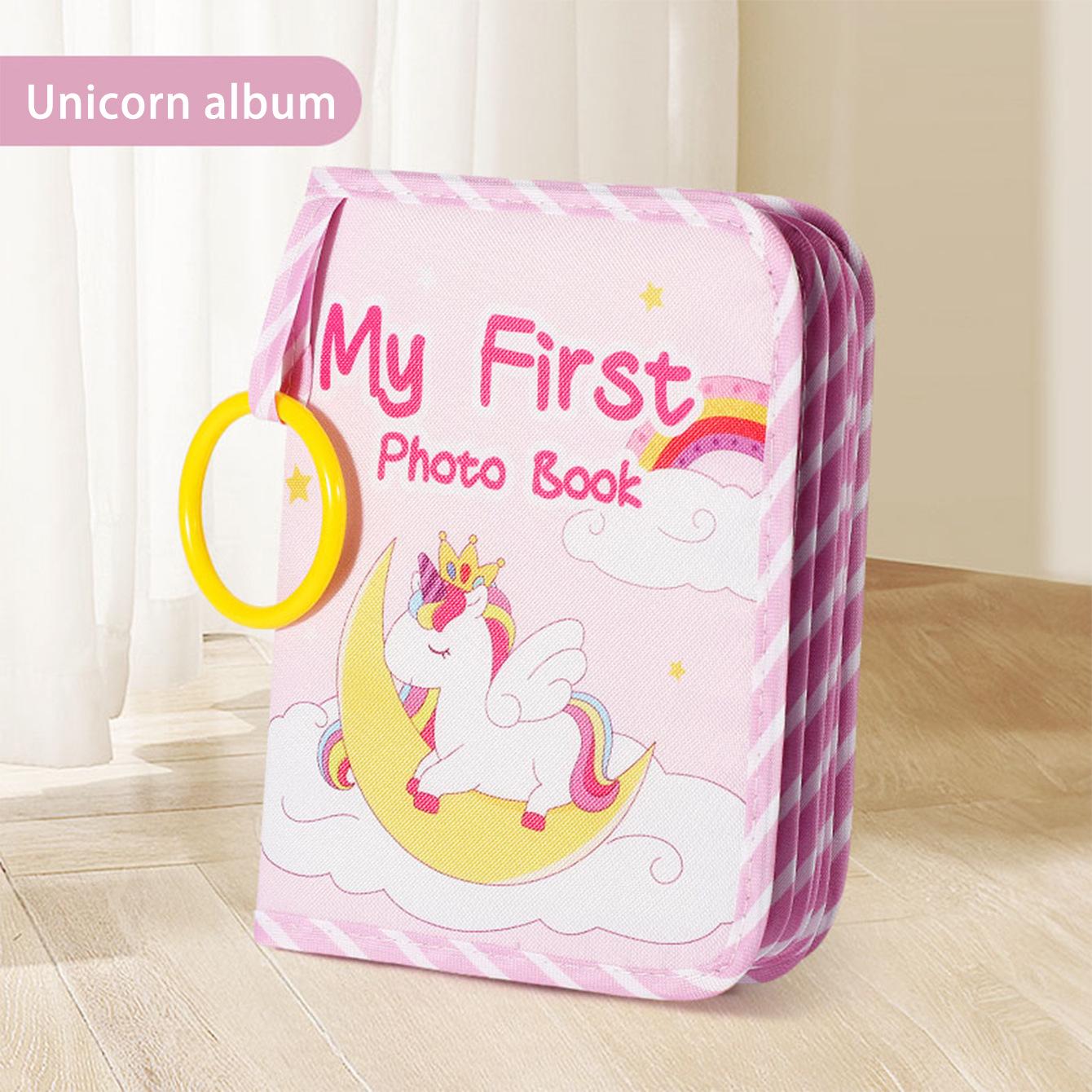 Quiet Cloth Baby Photo Album — Interactive Early Education Toy