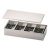 Commercial Soldered Perforated Medicine Stainless Made In AYK22004 Container, 4-Pack, Long, Steel, Japan,