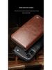 Chali Shi Genuine Leather iPhone 17 Pro Max Flip Case with Magnetic Buckle, Air Stand, and Card Slot