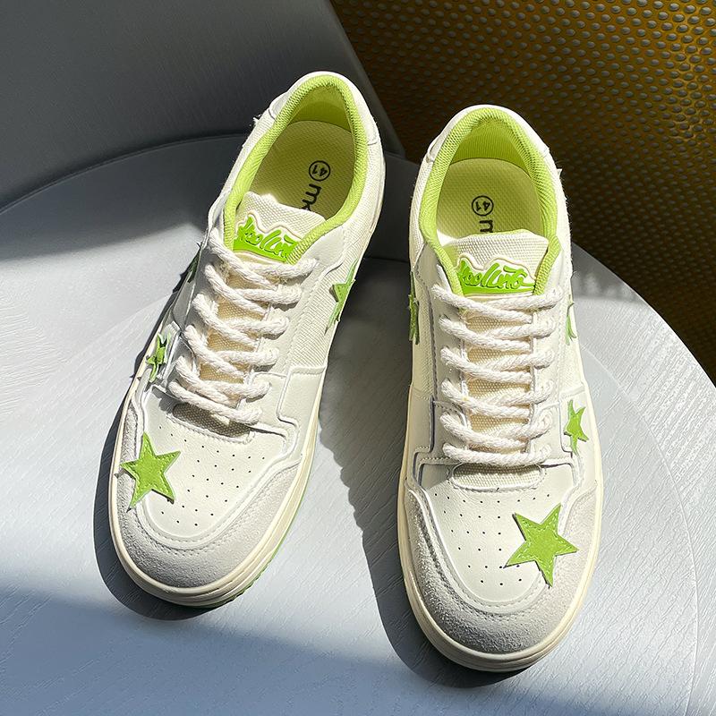 

Xingxing Dexun обувь мужская трендовая новая нишевая конструкция дышащая обувь для скейтбординга пара толстой подошвы японская спортивная обувь для скейтбординга 39 зелёный