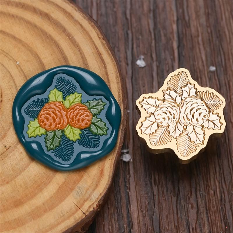 Christmas Seal Stamp Head Replacement, Embossed Seal Stamp Head for Seal Envelope, Invitations Scrapbooking Decoration