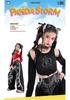 Girls' Trendy Sequin Rhinestone Dance Set: Long Sleeve T-Shirt and Pants for Street Dance Performance