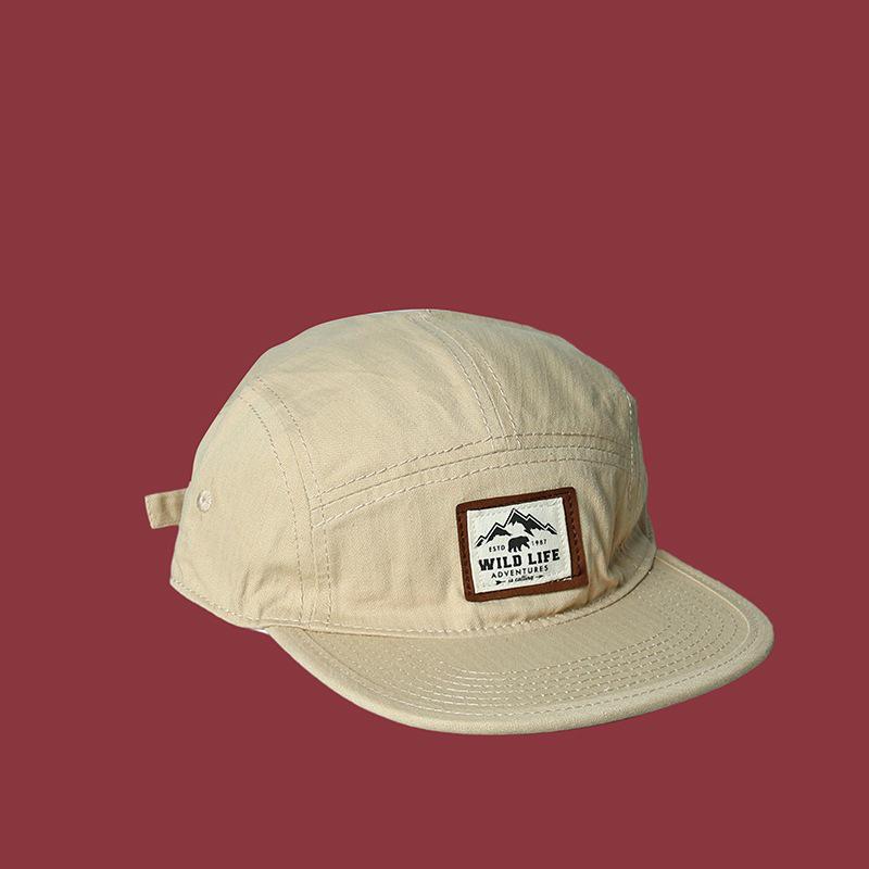 Americká retro kšiltovka s plochým kšiltem: Unisexová módní hip hopová čepice s nášivkou na jaro/podzim