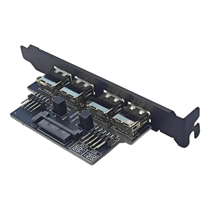 Universals USB2.0 Motherboards Expansion Bracket For PC Case Featuring Anti Interferences Metal Housing