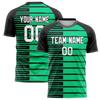 Přizpůsobené Fotbalové Tričko s Názvem Týmu a Číslem Personalizované DIY Kulatý Výstřih Černé Sportovní Trička Volné Rychleschnoucí Týmové Uniformy