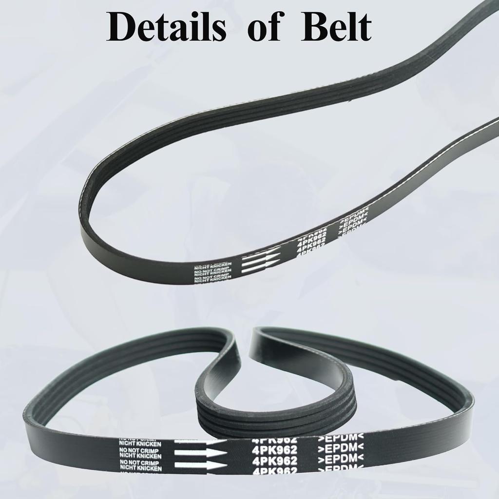 A/C Serpentine Drive Belt Tensioner Kit Fits For Chevy Silverado 1500 Avalanche Express Suburban Tahoe GMC Savana Sierra Yukon Cadillac Escalade