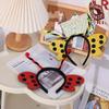 Photo Props Bee Headband Korean Style Butterfly Hair Hoop Simple Halloween Hairband Women