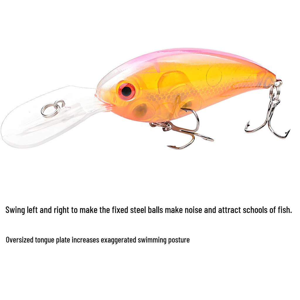 10CM Long Cast Bass Fishing Lure - 14G Artificial Hard Bait