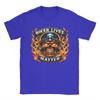 Oversized T Shirt Summer Biker Lives Matter Fiery Skull Rider Novelty TShirts  Pure Cotton Tshirt for Unisexs Awesome Top Tees