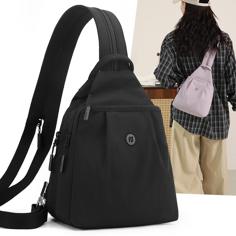 Schoolbag1011 New Multifunctional Backpack Women's Breast Bag Lightweight Crossbody Bag Leisure Sports Mountaineering Multi-purpose Small Backpack