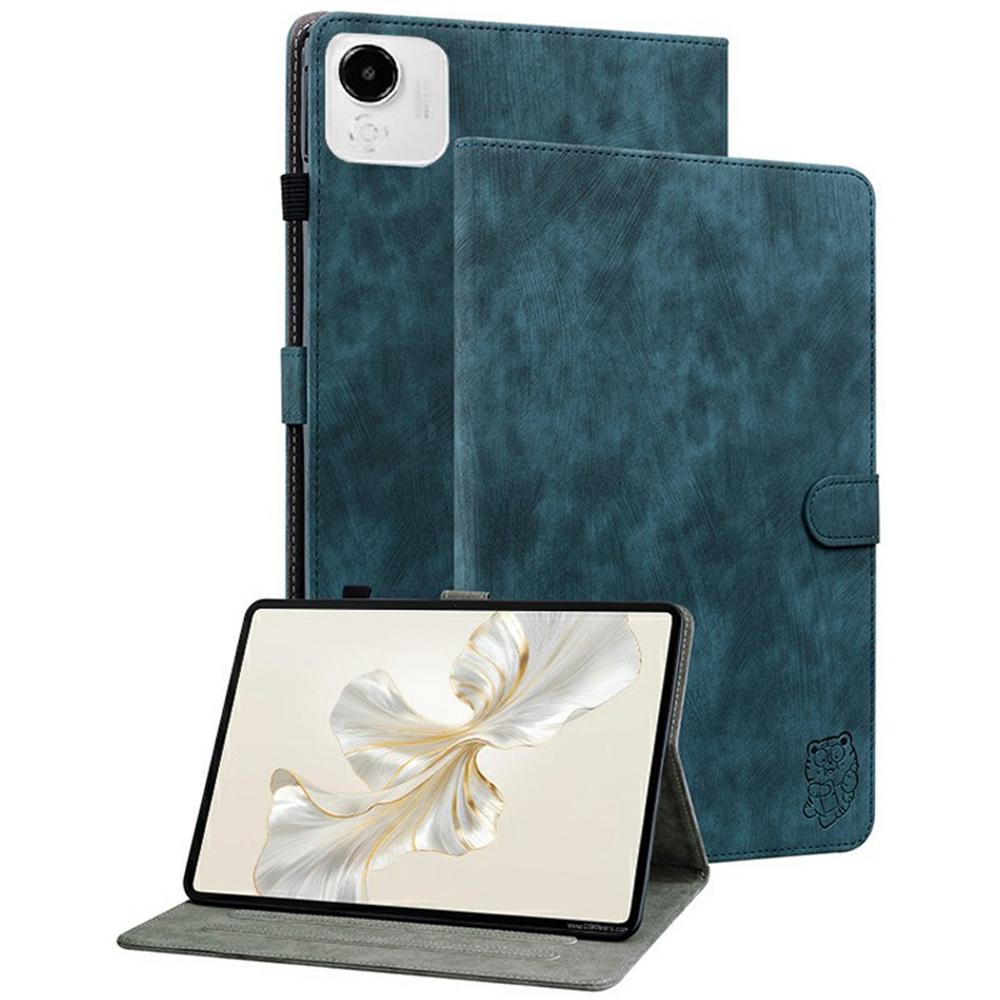 Pro Honor Pad X9a Pouzdro Tygr Potisk Odolné proti poškrábání PU Kůže Tablet Kryt