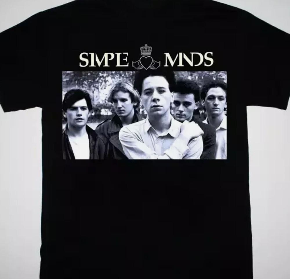 Simple Minds band Poster Men T-shirt Unisex Black All Sizes