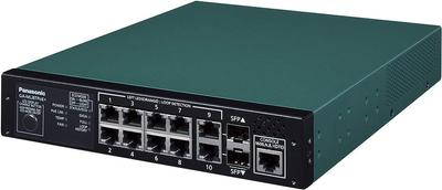 Panasonic LS Networks PN260893H 10-portowy przełącznik zasilania PoE Hub GA-MLi8TPoE+