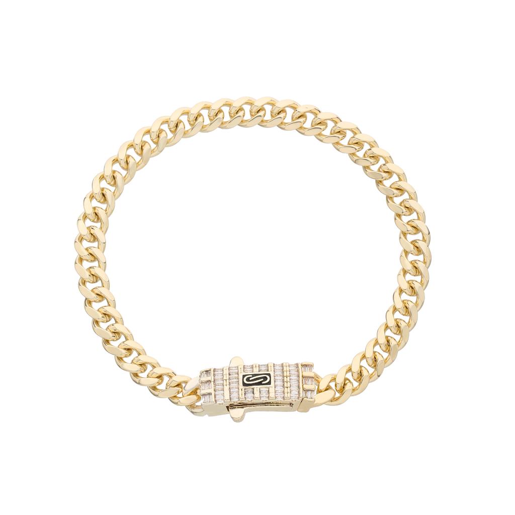 Fashion Monaco Anklet 4N6N8N23cm25cm High Quality 14K Gold Plated Anti-fading Anklet for Men and Women