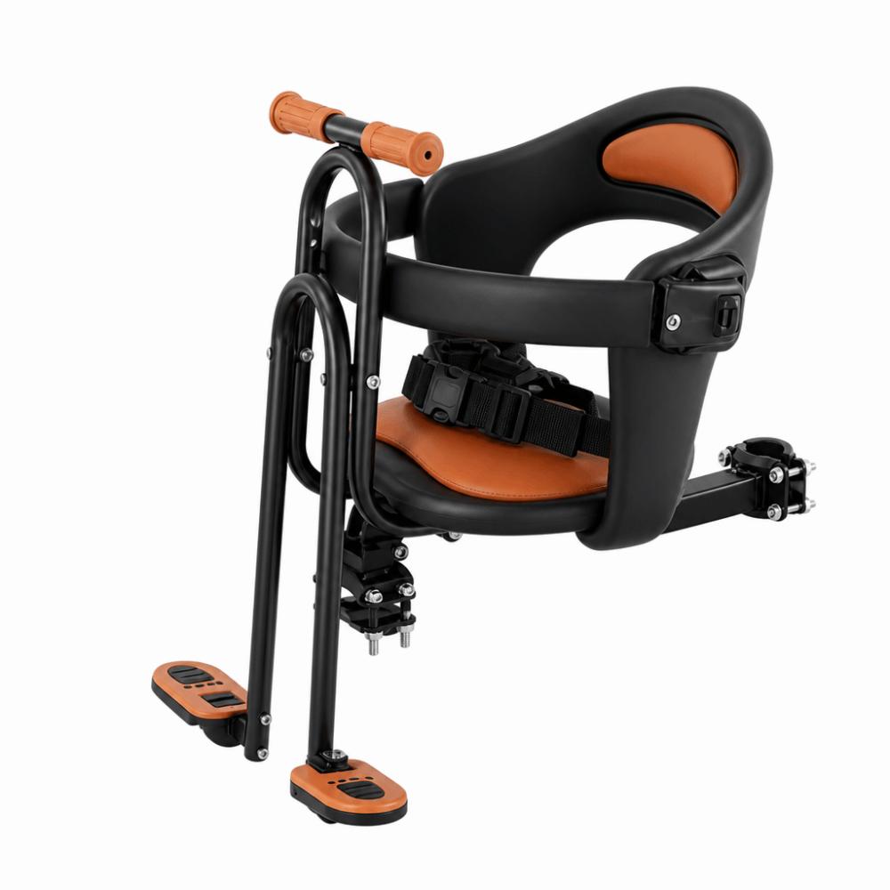 Pedal Child Safety Seat Armrest Front Child Seat for MTB Child Bicycle Seat Child Carrier чёрный