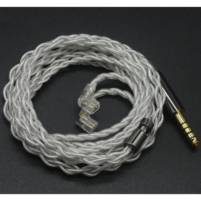 [JSHiFi-Werwolf] QDC 4.4mm Replacement Cable – Single Crystal Copper Silver-Plated Wire (QDC 4.4mm)