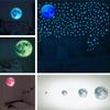 Luminous Moon Stickers Star Sky Fluorescent Wall Decals Glow In The Dark For Kids Bedroom Living Room Bathroom Home Decorations