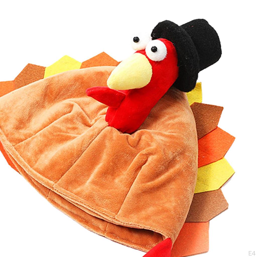 Pălărie de curcan pentru Ziua Recunoștinței - Crăciun moale și confortabil pentru adulți și copii