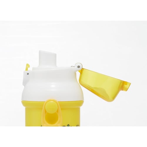 Skater Children's Water Bottle, 480ml, Direct Drinking, Plastic, One-Touch Operation, Dishwasher Safe, Made in Japan, Minion 24 Design, for Boys and G