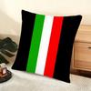 I-Litalian Flag Cushion Cover Soft Short Plush Pillow Cover Smooth Cozy Texture Aesthetic Cushion Case Home Decor