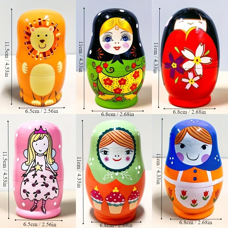 Russian Nesting Doll Wooden-Christmas,birthdays,resurrection other holidays children's toys- friends, family holiday gifts - home, offices,ornaments