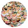 55 Waterproof Japanese Cartoon Ramen Stickers for Planners, Water Bottles, and Computers