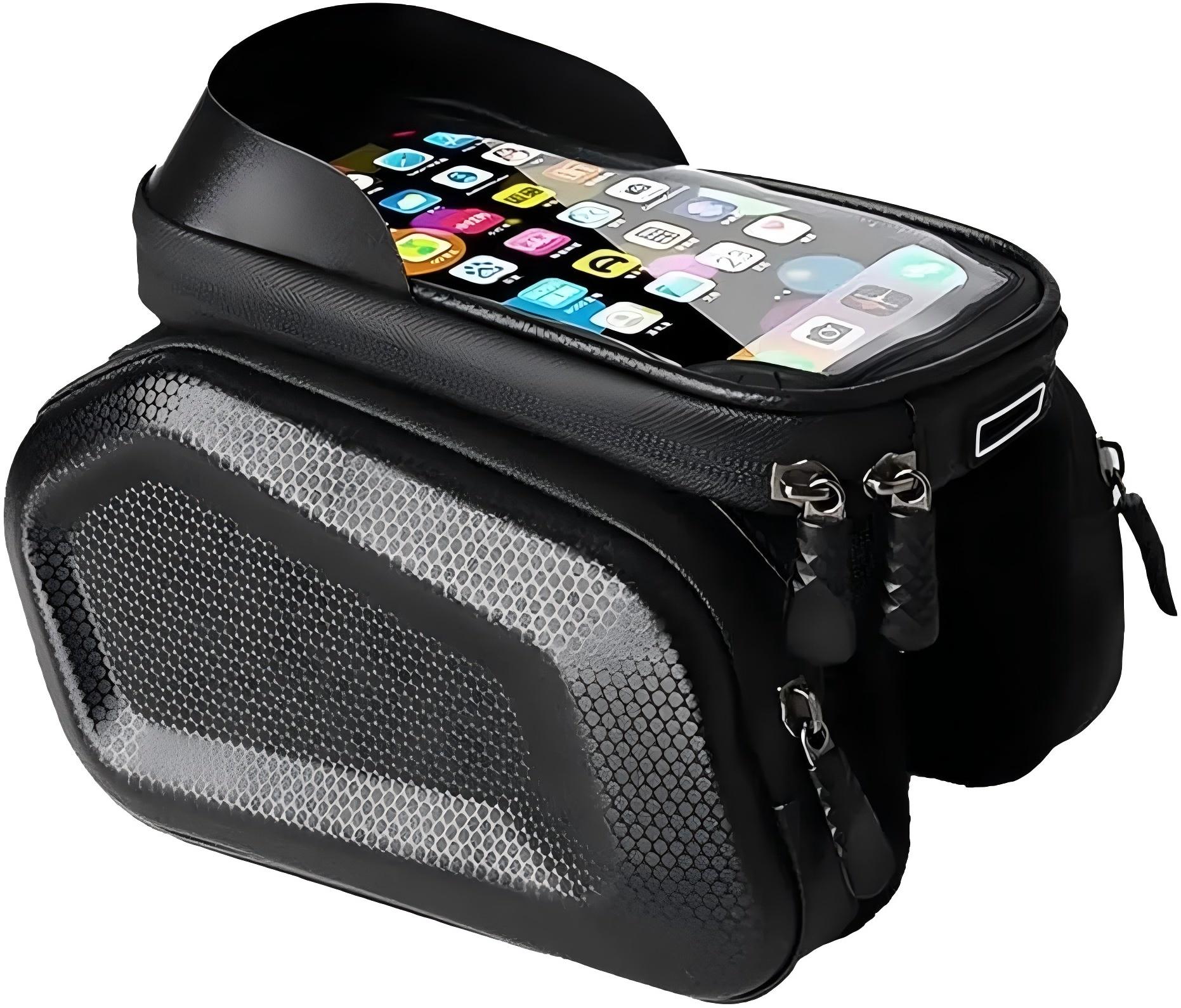 

Bike Frame Bag Waterproof Bicycle Bike Phone Front Holder Mount Mountain Bike Accessories for Cell Phone Under 6.8