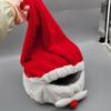 Plush Christmas Helmet Cover Santa Hat Outdoor Motorcycle Holiday Decor