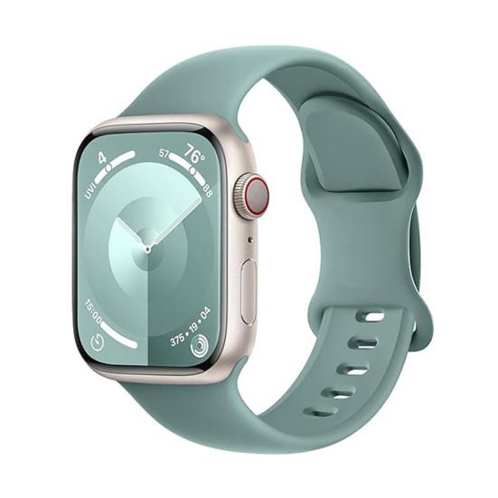 Silicone Watch Band Waterproof Sweat-Proof Replacement Band Soft Solid Color Watch Strap for Apple Watch Series Ultra 2