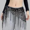 Jeans Decor Tassels Belt Hip-hop Sequin Waistband Jazz Dance Hip Scarf  Waist Accessories