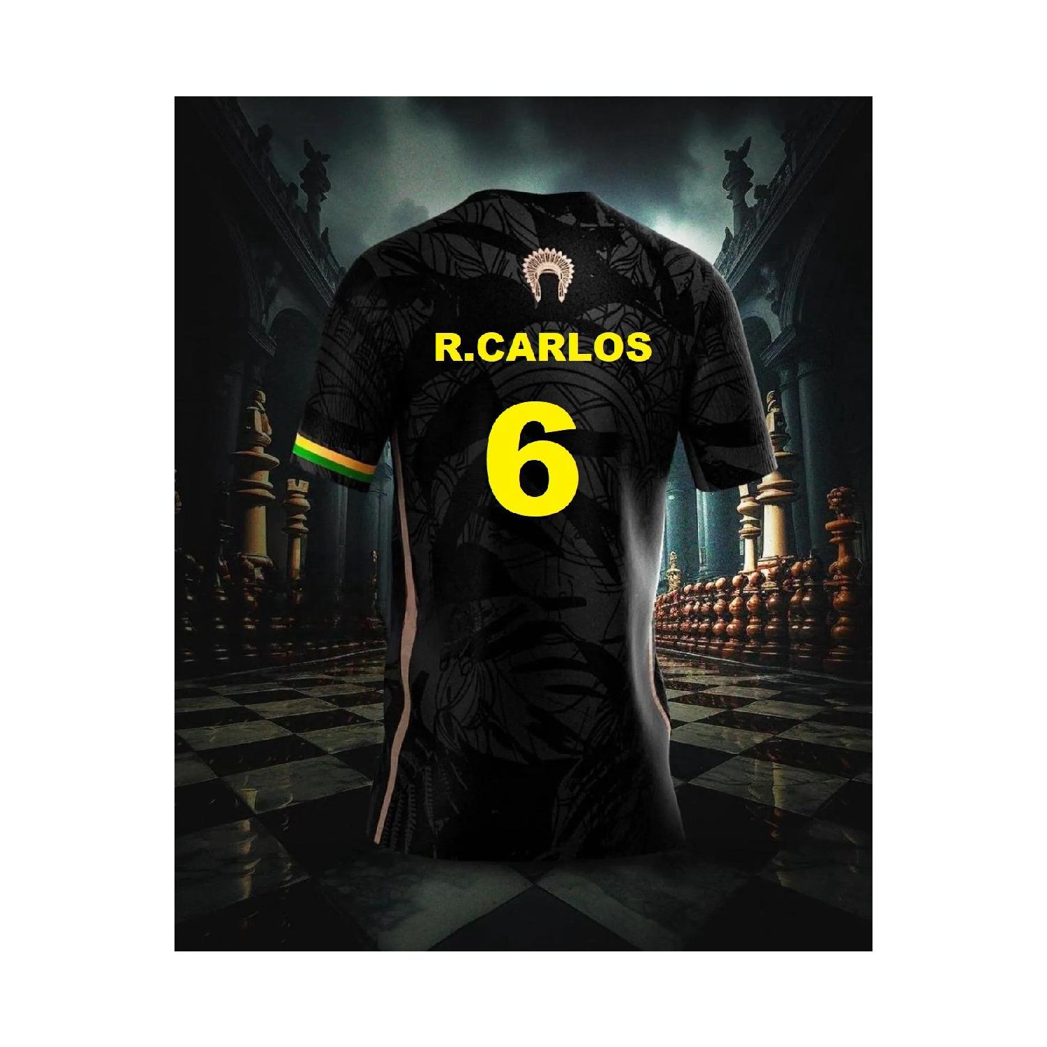 

Lion Sports Brazil Legends Series R.carlos 6 Черный трикотаж для взрослых с короткими рукавами Lion S чёрный