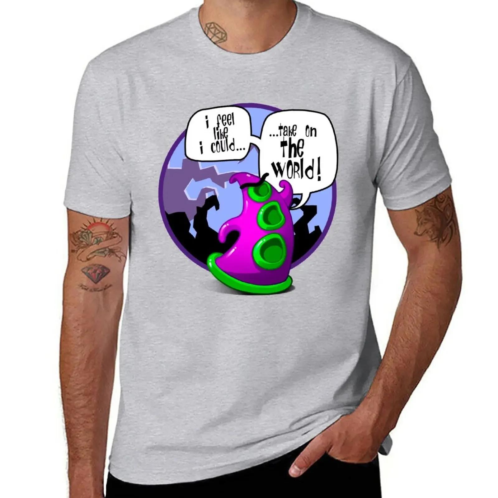 

I feel like I could take on THE WOLD TShirt cute tops customs design your own summer top men clothing S