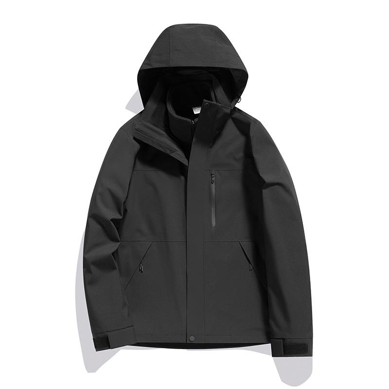 

Уличный всепогодный костюм-тройка для альпинизма - Унисекс, теплый и утолщенный дизайн 2XL