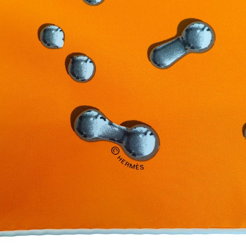 HERMES   scarf Orange silk Women