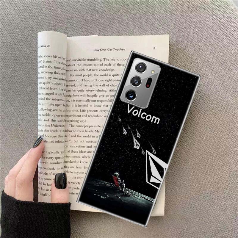 Volcom Logo Phone Case for Samsung A17 A37 A57 A54 A14 A24 A34 A07 A04S A02S A12 A22 A32 A52S A16 A26 A36 A56 A72 Galaxy Note 20