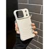 Full Coverage Silicone Magnetic Wave Pattern Phone Case For Iphone 17 Iphone 16 Pro