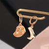 Fashion Cowboy Hat Boot Earring Punk Geometric Pendant Earrings  Punk Rock Jewelry