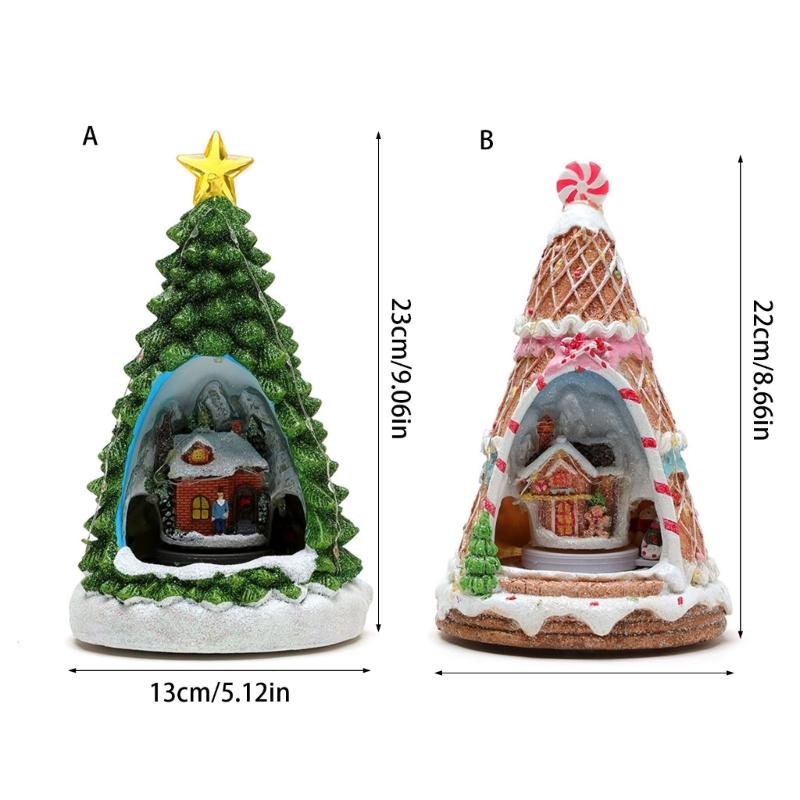 Christmas Musical Box with Train LED Light for Men Women Kid Christmas Present top sale